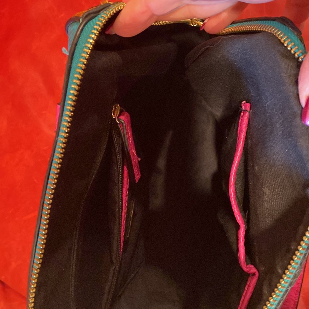 Also Multi Colored Snake Pattern Purse - image 5